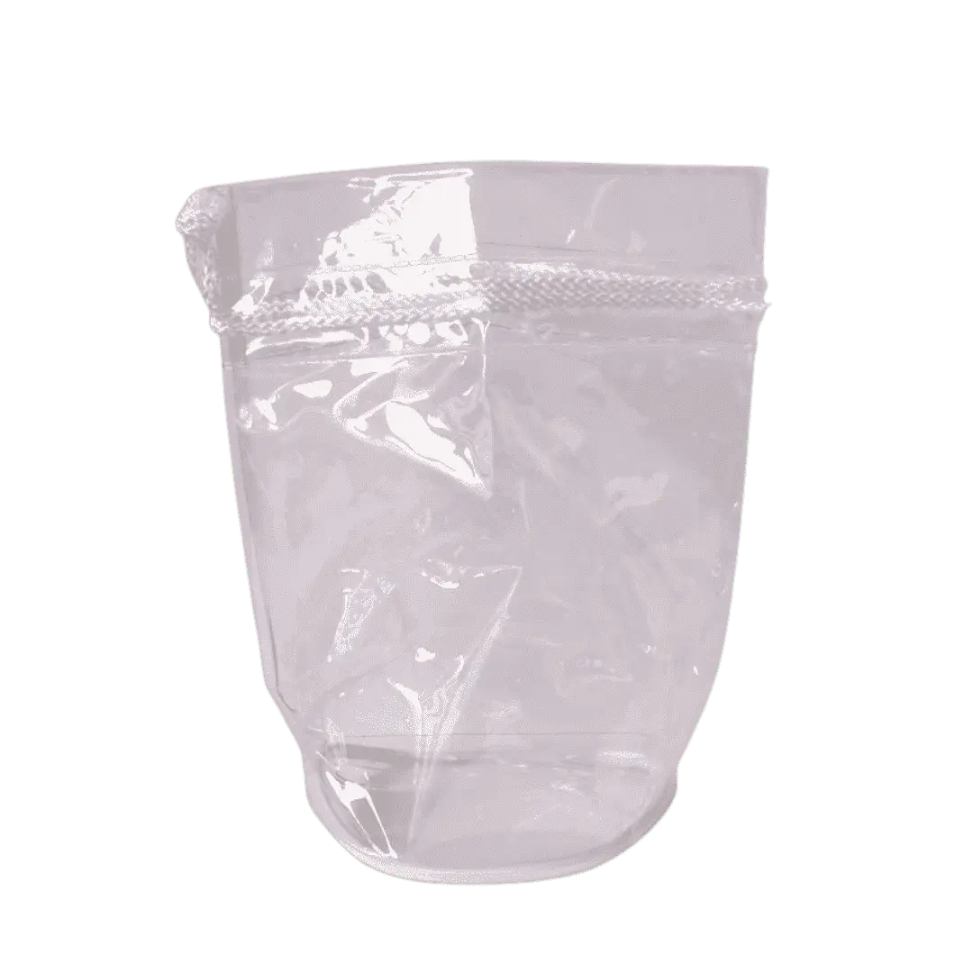 Useful Washable Plastic Drawstring Bag